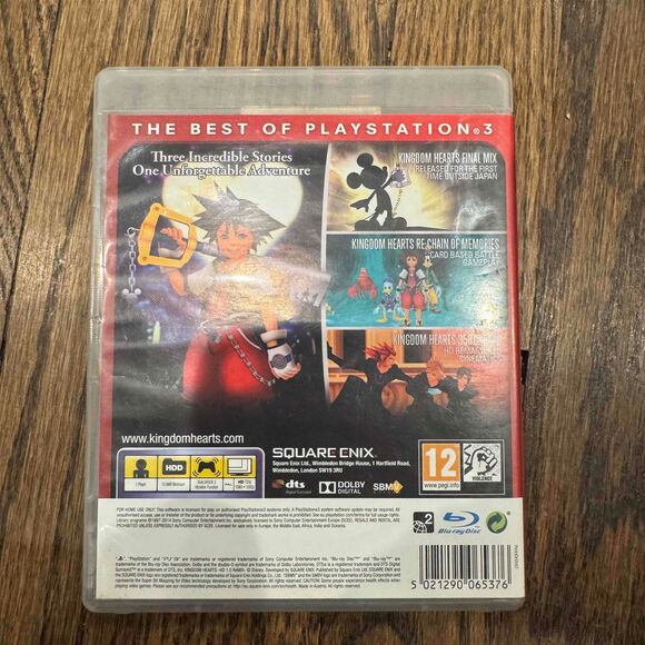 PAL Kingdom Hearts 1.5 HD Remix PS3 PlayStation 3 Essentials Disney Square Enix - Picture 2 of 5